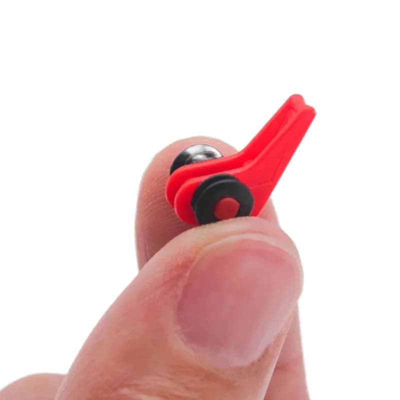 Hameçons porte-esches sécurité keeper 10 pièces avec anneaux caoutchouc pêche leurres