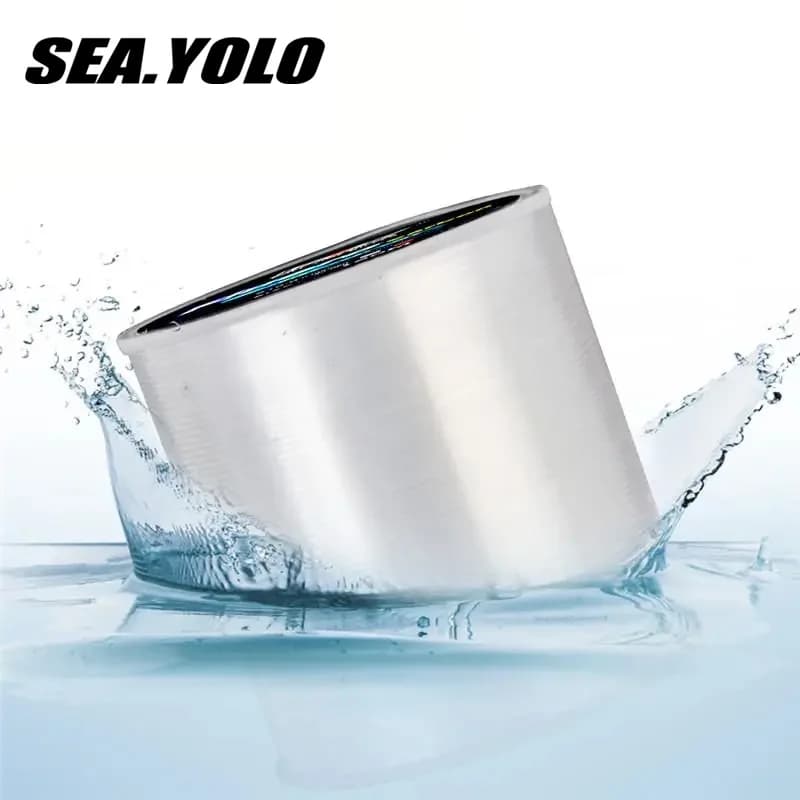 Fil de pêche fluorocarbone 500m ultra souple Japon, bas de ligne 3.57LB-26.45LB pour carpe, fil coulant
