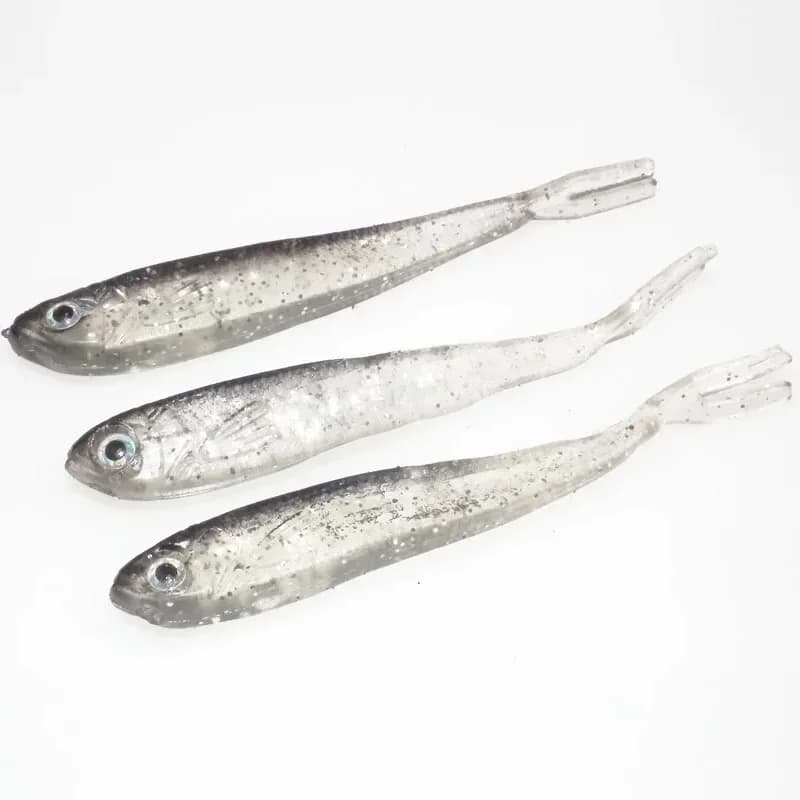 Leurre souple silicone avec hameçon intégré pour la pêche aux leurres artificiels