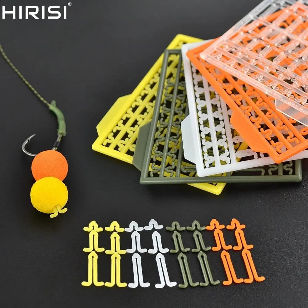 Stopper V pour boilies et perçage appâts carpiste - 5 pièces hair rigs et accessoires pêche AH163