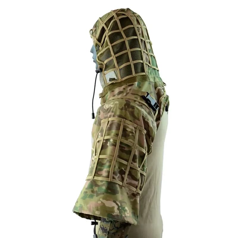 Veste Ghillie Sniper Foundation légère pour airsoft - camouflage tactique professionnel chasse pêche
