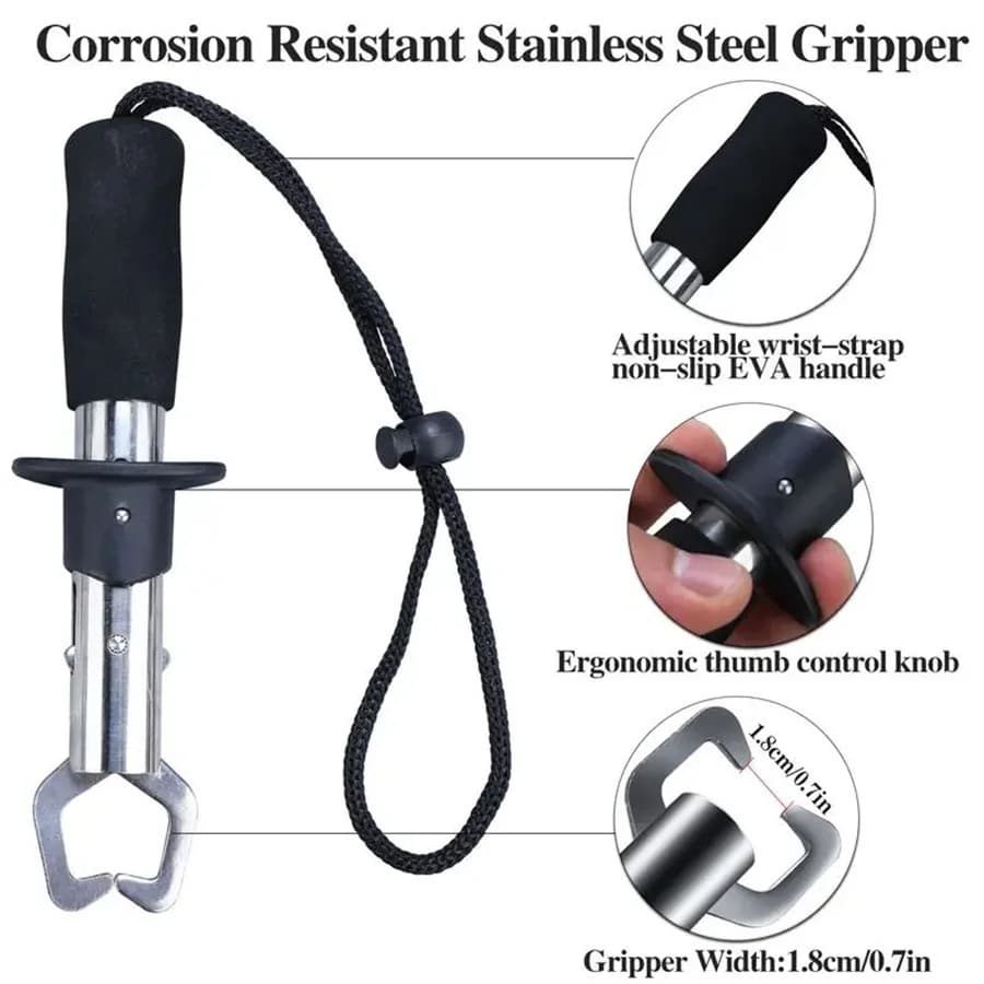 Pince coupante et extracteur pour poissons - Outil multifonction avec grip et déclencheur