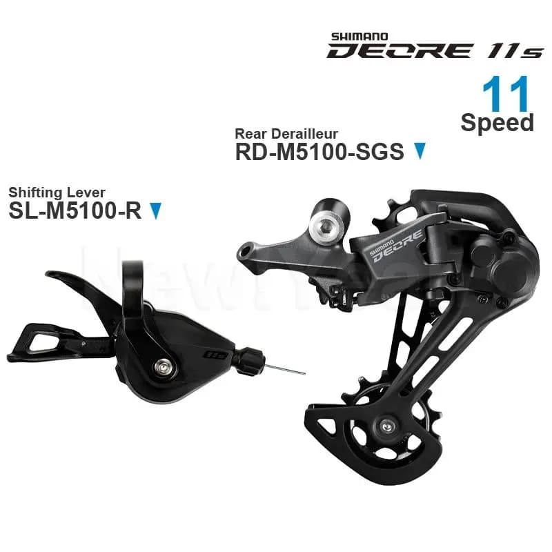 Groupe Shimano DEORE M5100 pour VTT - Shifter et dérailleur 11 vitesses pièces d'origine