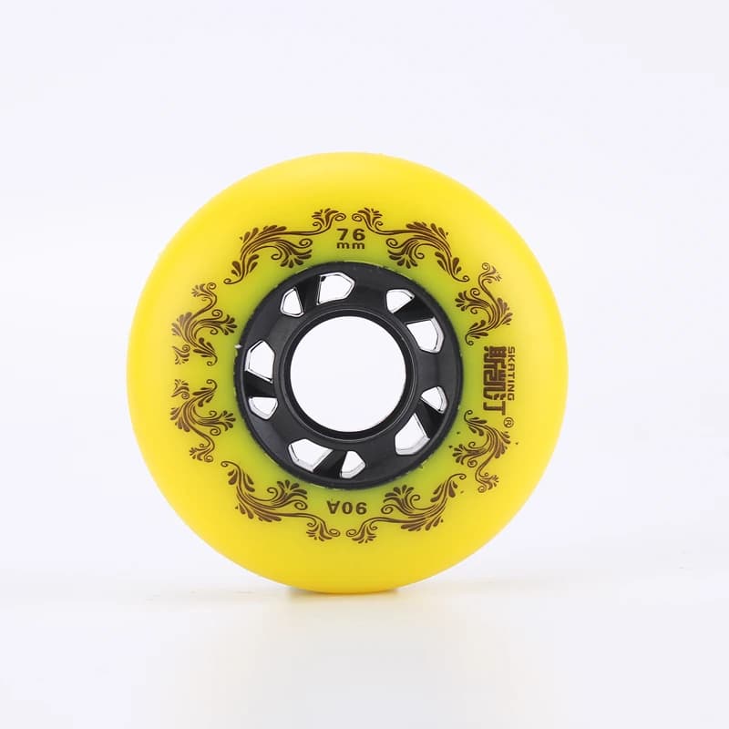 Roues patins à roulettes 90A 72-80mm pour freestyle et remplacement roues de lame de pêche