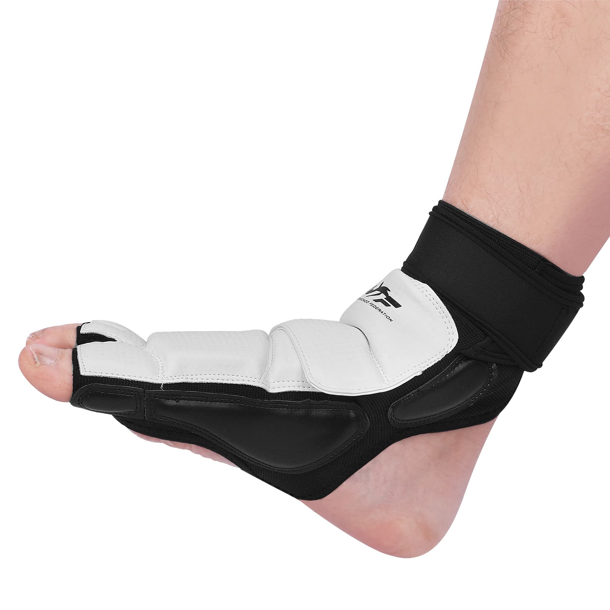 Protecteur pied Taekwondo haute qualité KTA - Boîte coups de pied compétition officielle protection combat