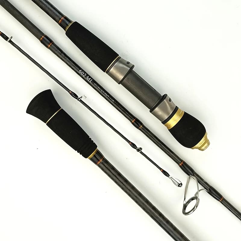 Canne pêche carbone slow jigging mer - 1.68-1.95m puissance M ML pour bateau haute mer spinning