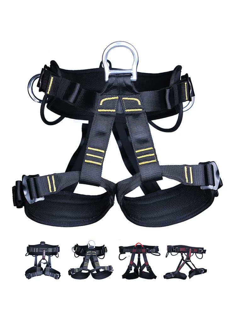 Ceinture de sécurité XINDA pour travail en hauteur, escalade, randonnée et sport aérien – Harnais demi-corps