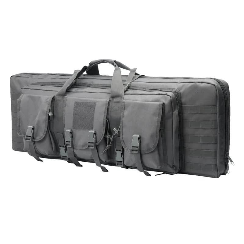 Étui à fusil double molle LQARMY pour airsoft sniper et chasse, sac à dos