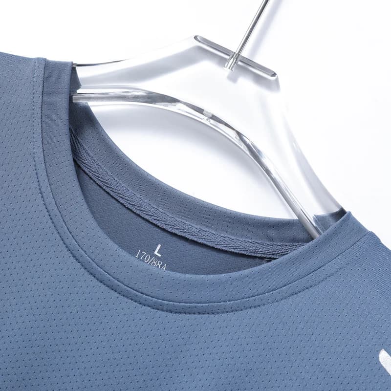 T-shirt pêche homme séchage rapide respirant - Randonnée été sport plein air élasticité douce