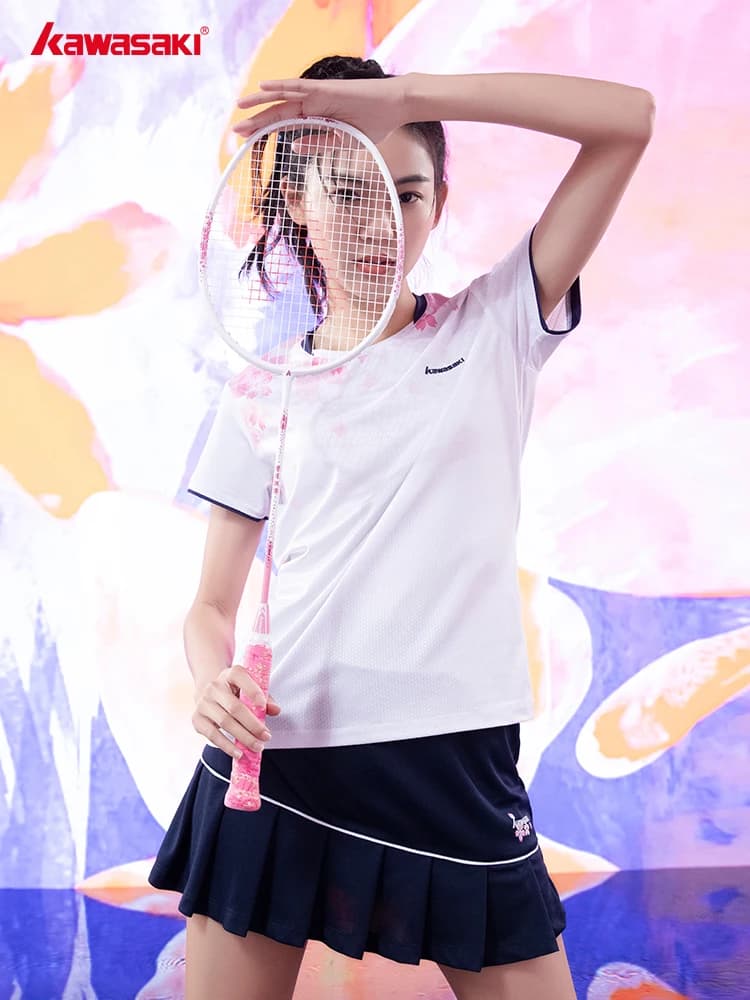 Combinaison Badminton femme Kawasaki Original - Respirante et absorbante pour l'été - Vêtements sport