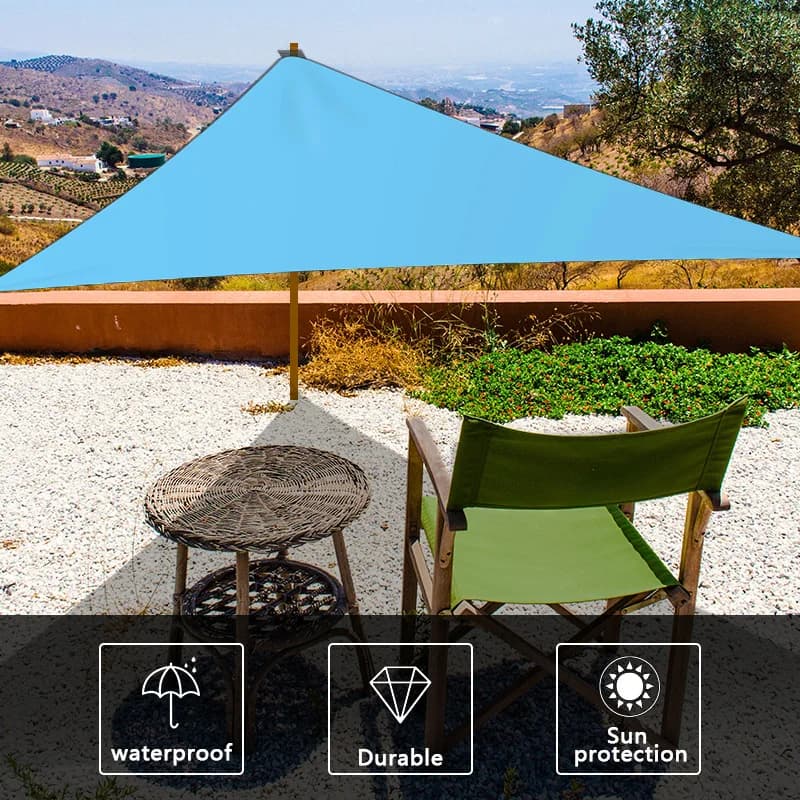 Bâche de Camping Étanche et Voile d'Ombrage Solaire Léger pour Nuit et Randonnée Extérieure