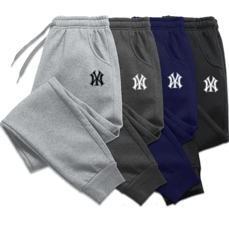 Pantalon de Jogging Homme Coton Sport - Vêtement Décontracté Course Pêche Automne Hiver