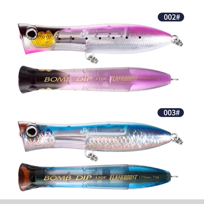 Leurre appât dur Ocea Dip 170FJet 170mm 72g pour pêche thon - Spray Boost Flash attractant