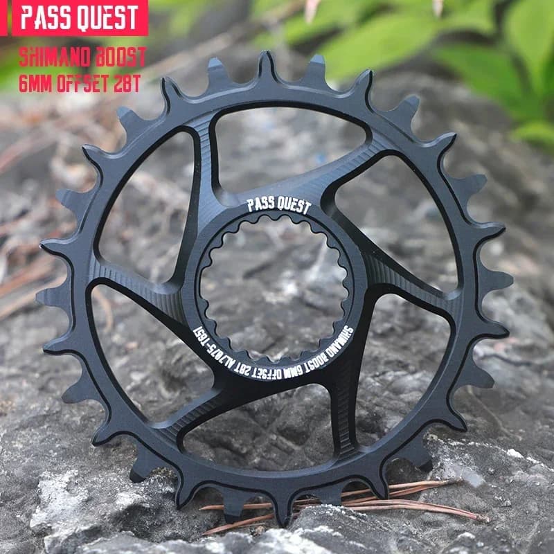 Plateau déport 3mm 6mm compatible Shimano Boost M6100 M7100 M8100 M9100 manivelles montage direct