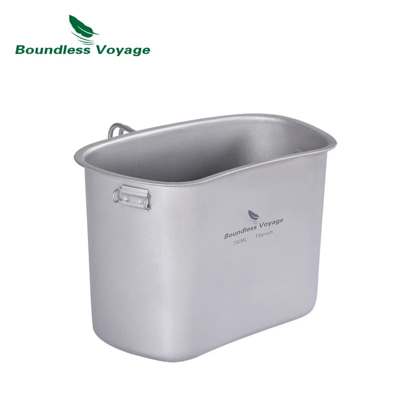 Bouteille titane 1100ml pour pêche et camping - Ustensile militaire robuste avec bol 400ml