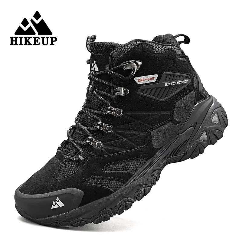 Bottes randonnée homme imperméables tactiques - Bottes combat militaires daim pour trekking et pêche