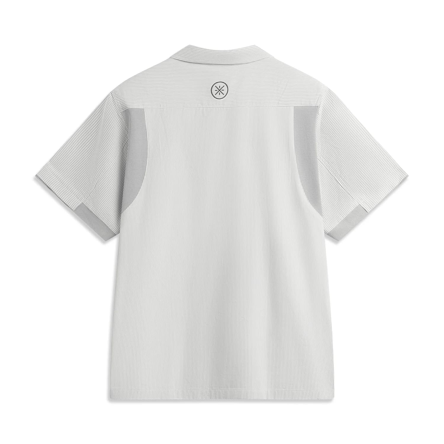 Chemise Li-Ning Wade rayures hommes 100% coton coupe ample mode loisirs manches courtes ASHV169
