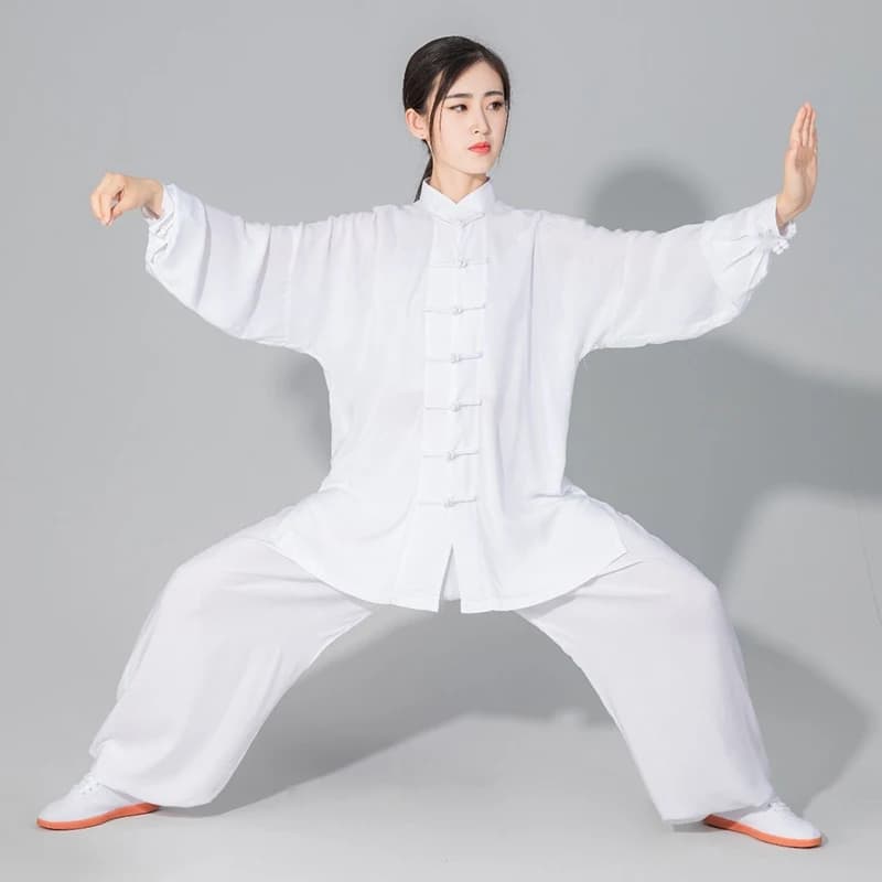 Uniforme Taichi coton CLYFAN - Costume Wushu Kungfu adulte enfant pour pêche Taiji