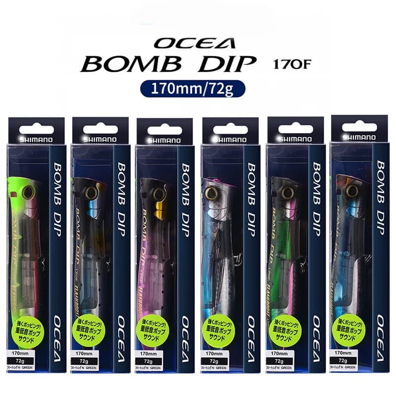 Leurre appât dur Ocea Dip 170FJet 170mm 72g pour pêche thon - Spray Boost Flash attractant