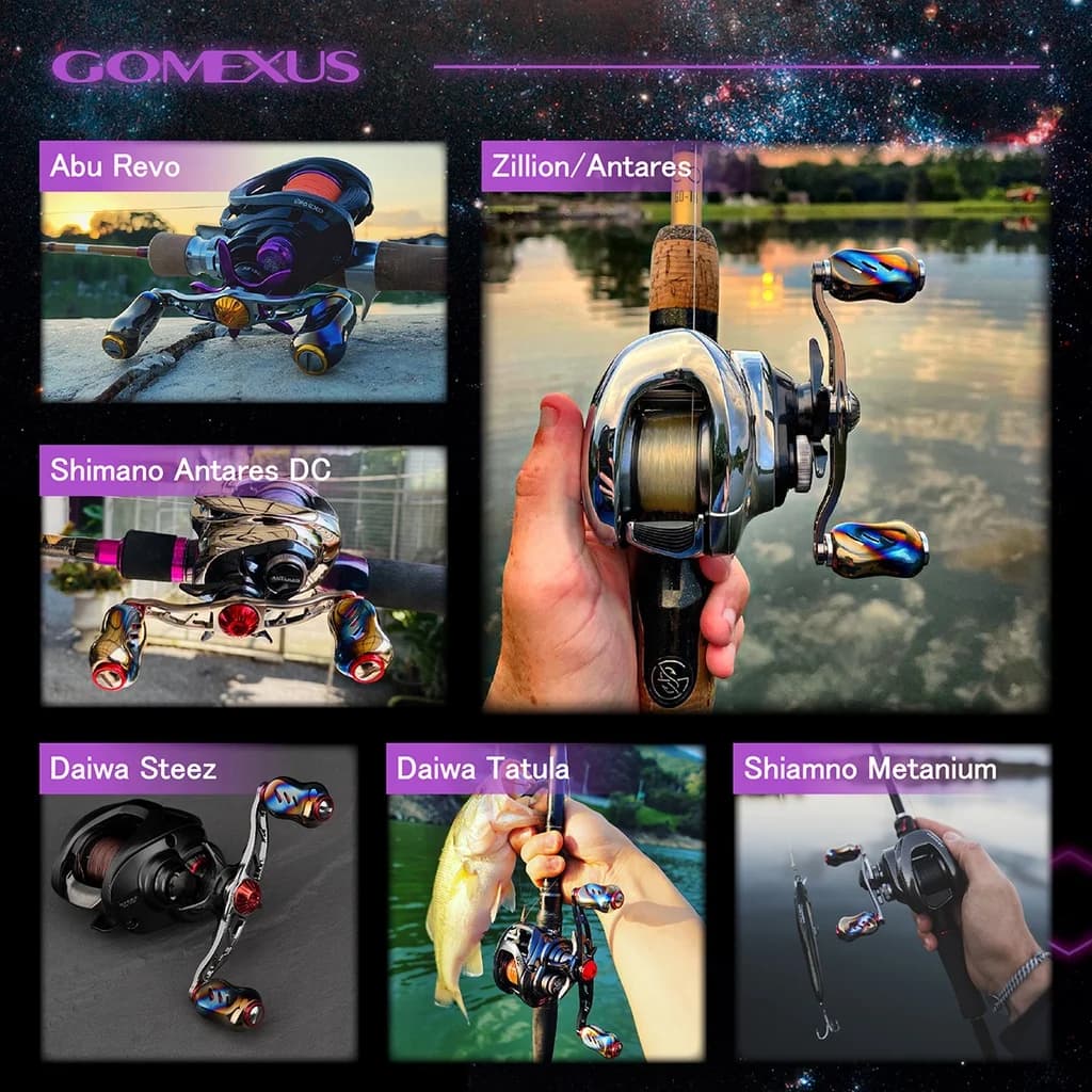 Bouton Moulinet Baitcasting Titanium 22mm pour Shimano Daiwa - Réglage Précision Pêche