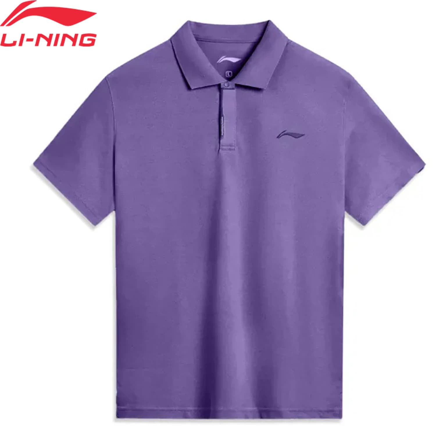 Polo d'entraînement Li-Ning hommes 100% coton coupe ample respirant confortable sport APLV537