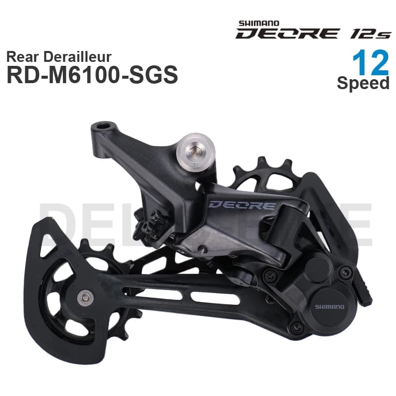 Dérailleur arrière SHIMANO DEORE M6100 12v - RD-M6100-SGS Shadow RD pour VTT 1x12 vitesses