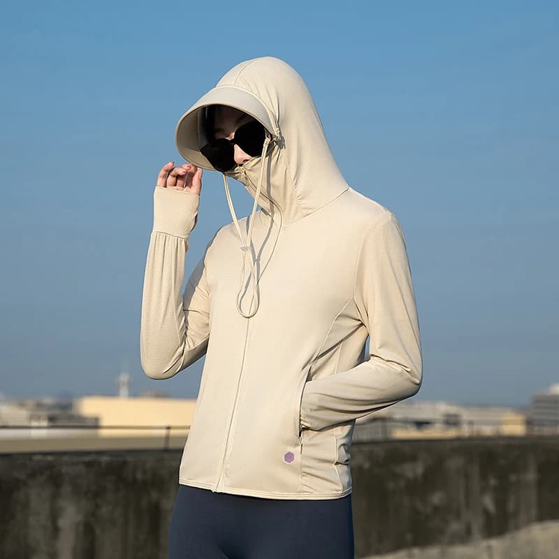 Vêtements d'été fins pour couple - Protection solaire UV, soie glacée respirante, sport et loisirs extérieurs