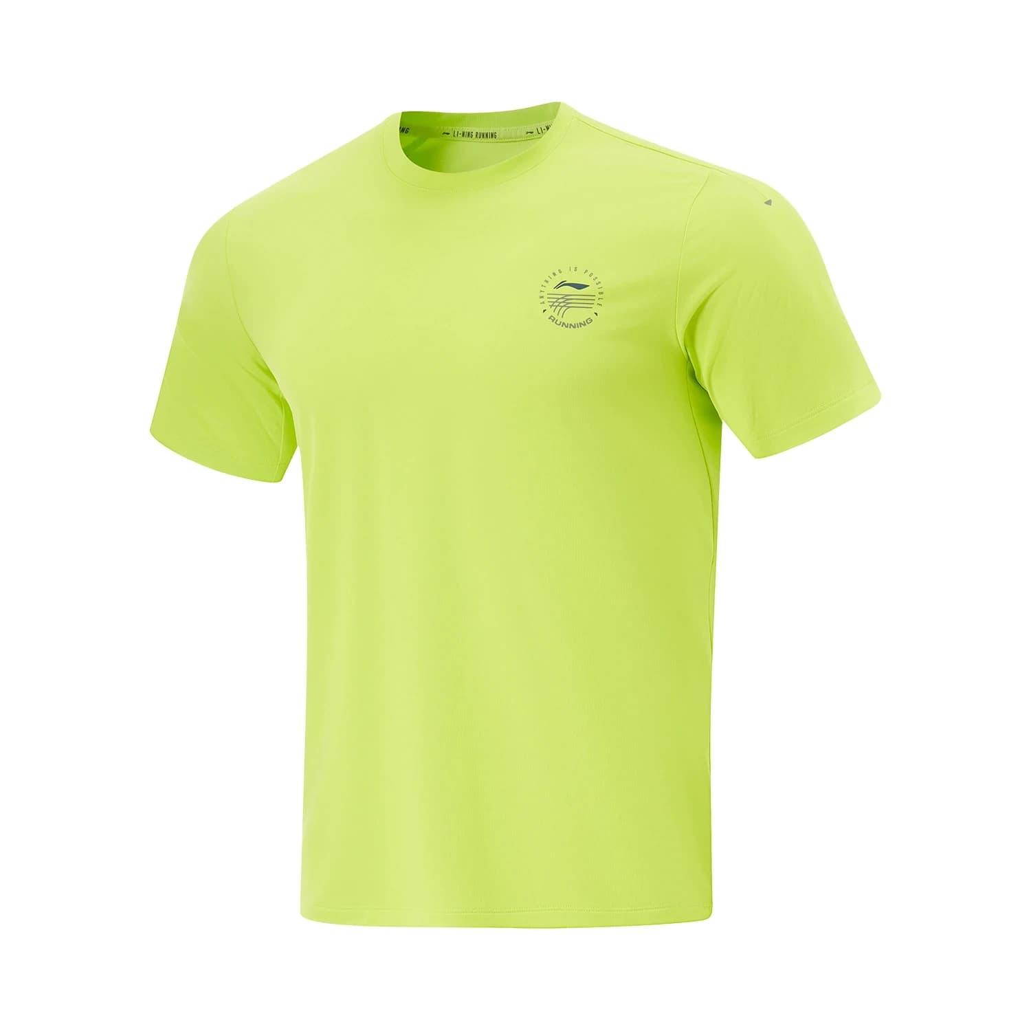 T-shirt de course homme Li-Ning AT AIR 100% polyester - Coupe 3D respirant pour sport professionnel