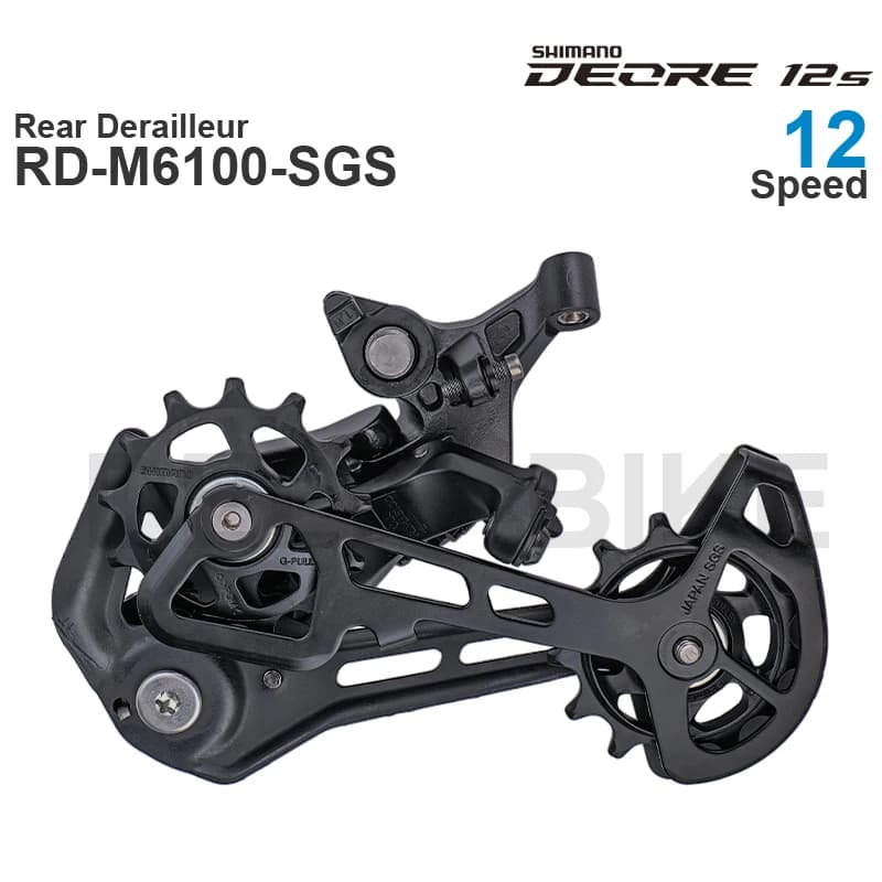Dérailleur arrière SHIMANO DEORE M6100 12v - RD-M6100-SGS Shadow RD pour VTT 1x12 vitesses