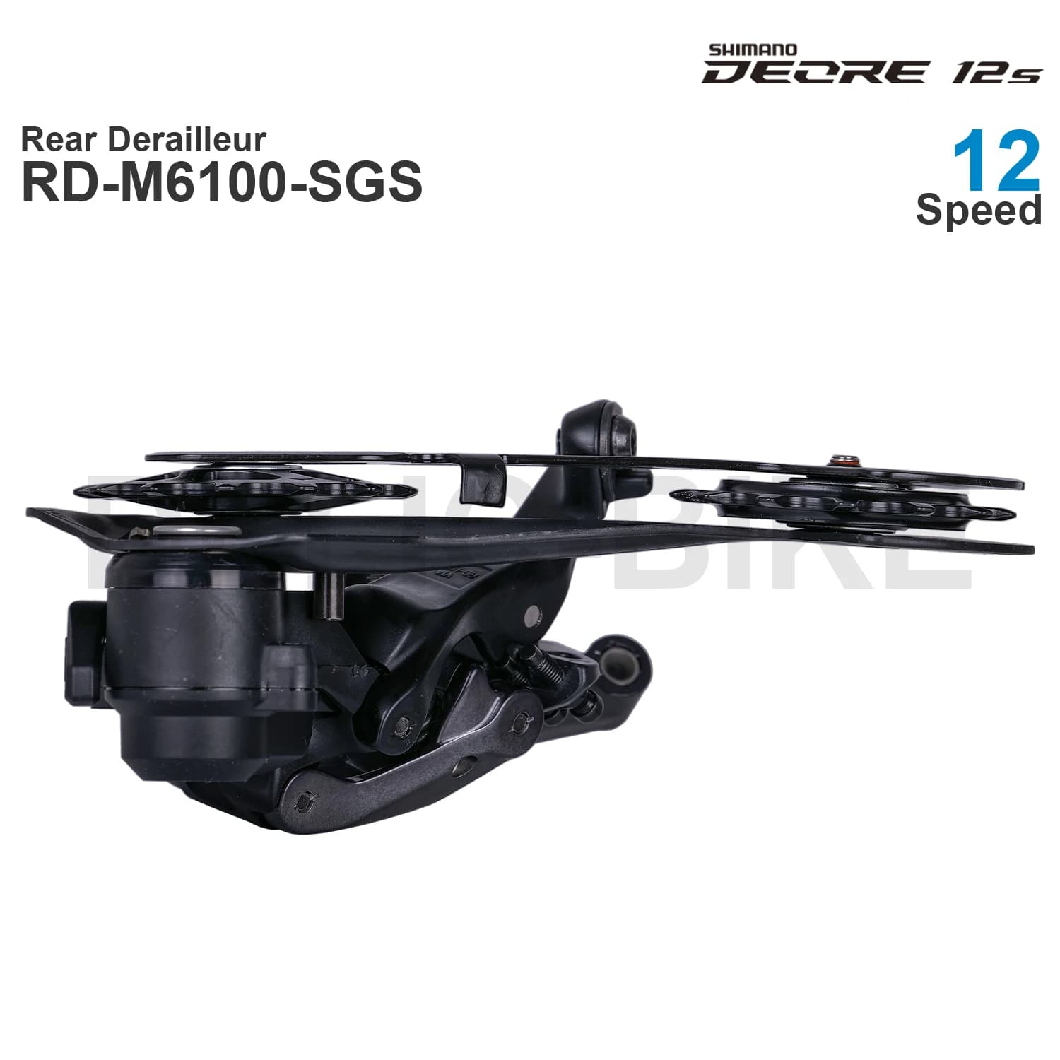 Dérailleur arrière SHIMANO DEORE M6100 12v - RD-M6100-SGS Shadow RD pour VTT 1x12 vitesses