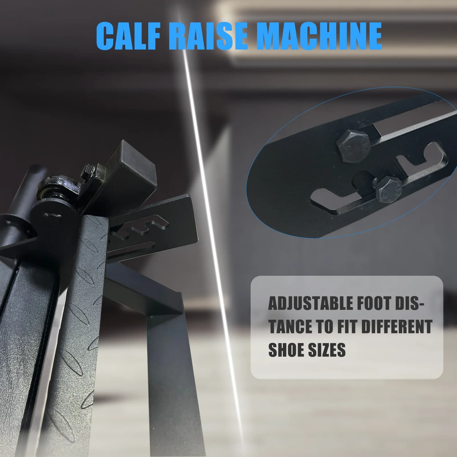Machine levage mollet réglable pour pêcheur - Équipement force étirement tibia dorsi plaques poids