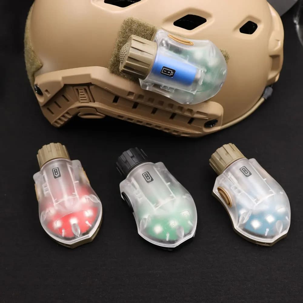 Lumière stroboscopique ELEMENT MANTA étanche - Strobe survie bande infrarouge rouge vert bleu plongée