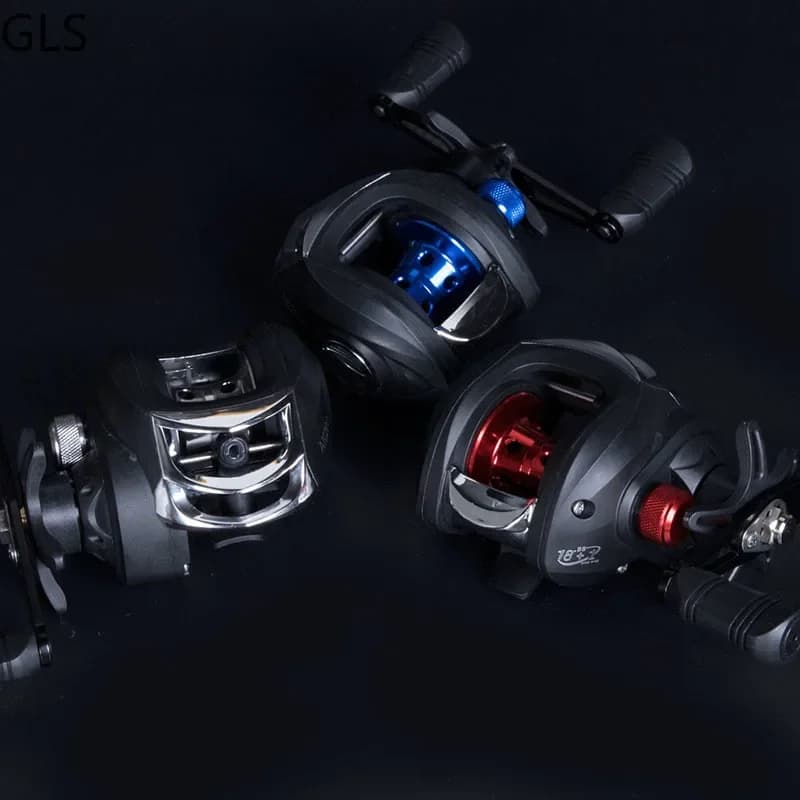 Moulinet pêche GLS 2026 frein magnétique 8kg pour pêche main gauche droite en eau douce et mer