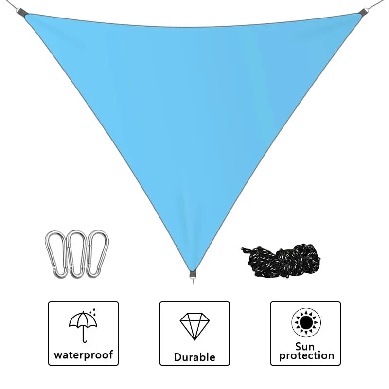 Bâche de Camping Étanche et Voile d'Ombrage Solaire Léger pour Nuit et Randonnée Extérieure