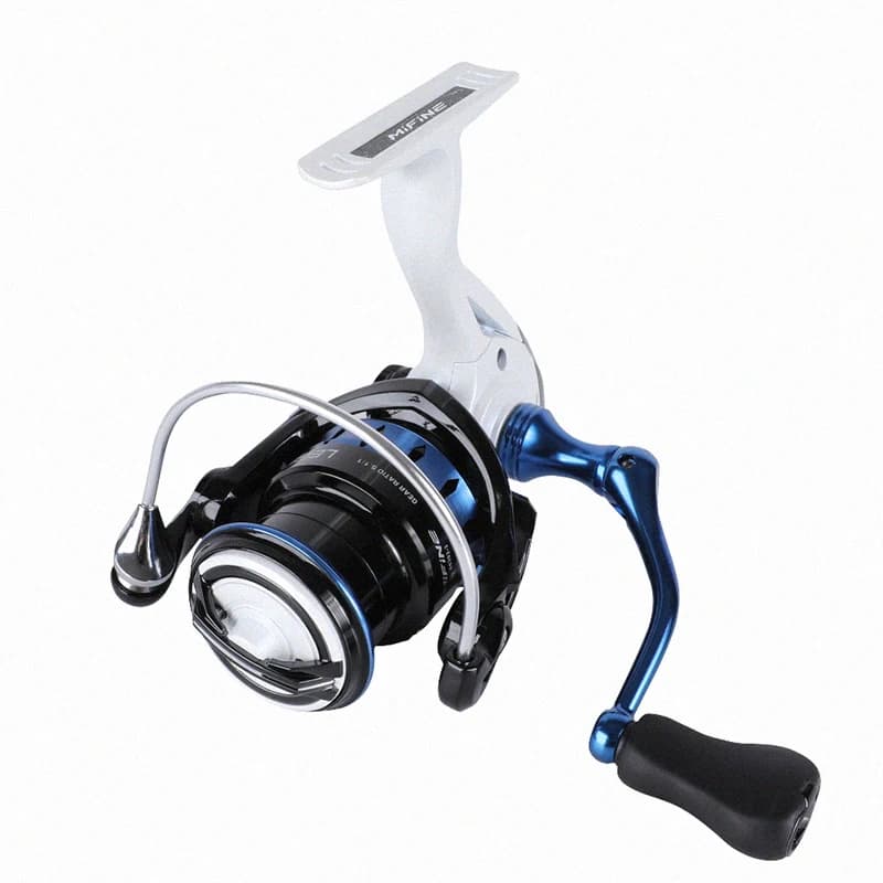 Moulinet spinning ultraléger MIFINE LEGENCY drag 8KG taille 500 pour pêche glace, carpe, eau douce et mer