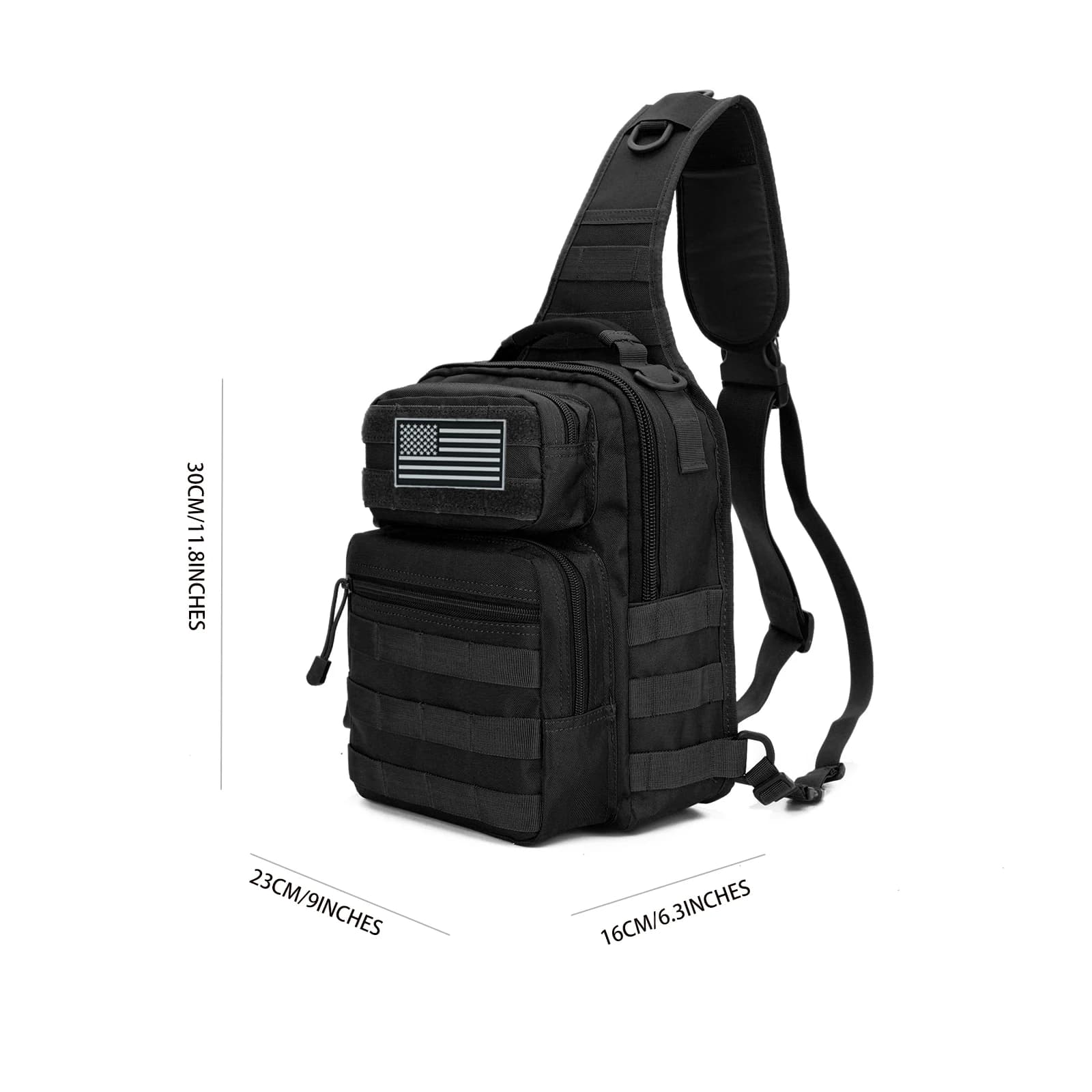 Sac tactique Rover bandoulière Molle sac d'assaut sac de pêche trekking camping pour hommes