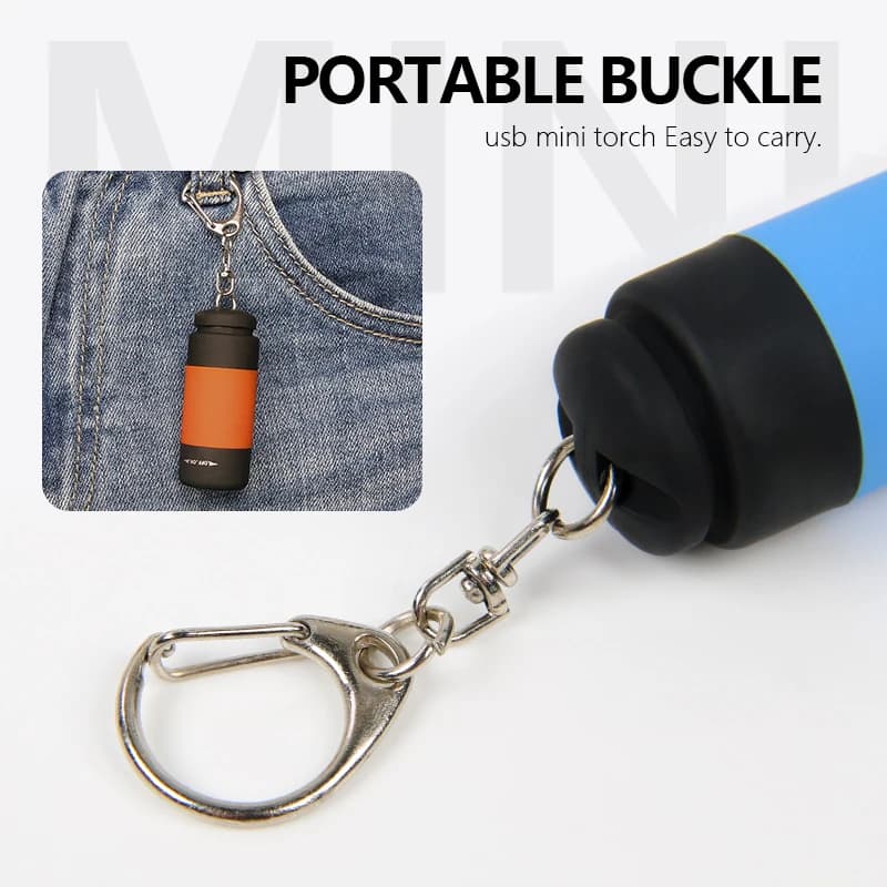 Lampe torche UV LED rechargeable USB étanche pour pêche au calmar et jigging métal