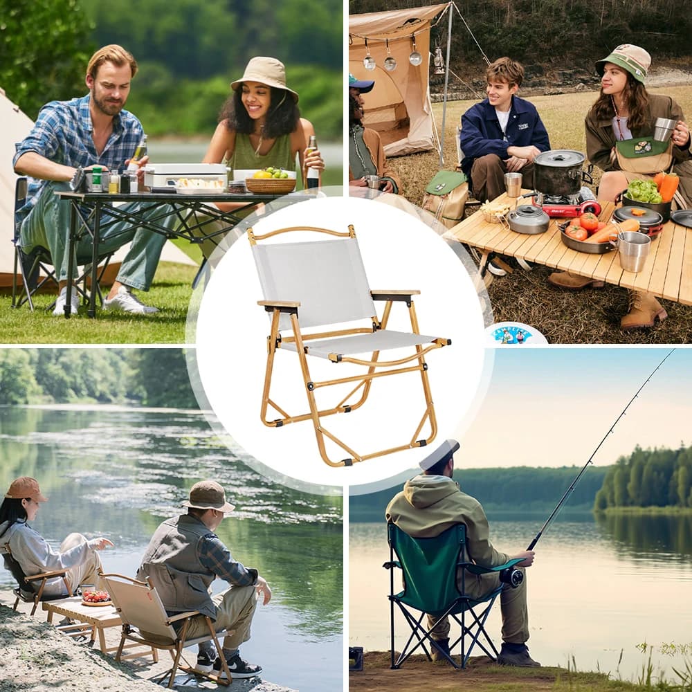 Chaise Kermit pliante aluminium ultra-légère pour pêche itinérante et randonnée pêche en montagne