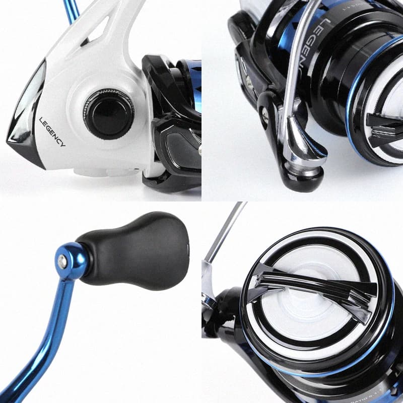 Moulinet spinning ultraléger MIFINE LEGENCY drag 8KG taille 500 pour pêche glace, carpe, eau douce et mer