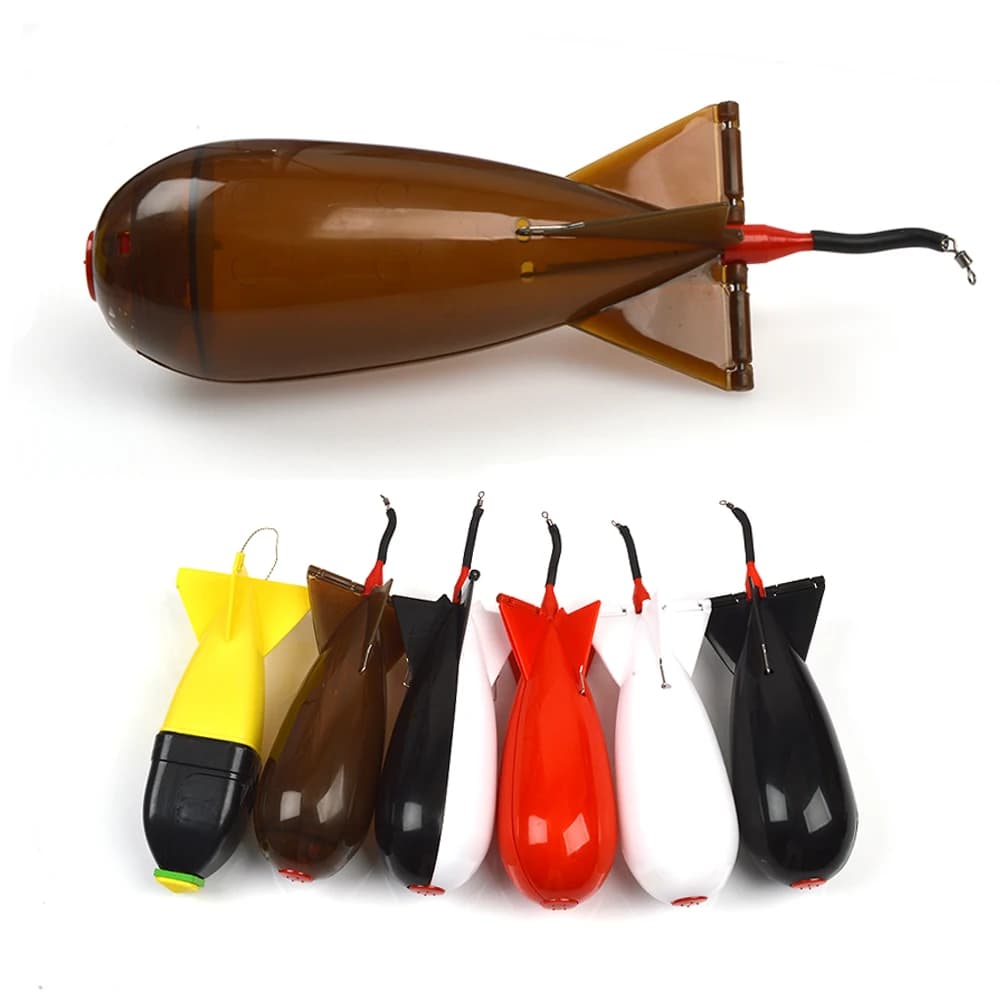 Feeder Rocket Pêche 2 Tailles Grand Petit pour Amorçage Spod Bomb et Lancer d'Appâts