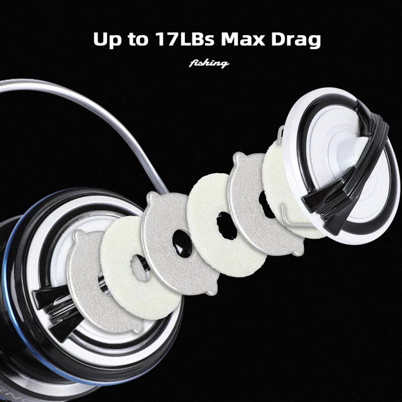 Moulinet spinning ultraléger MIFINE LEGENCY drag 8KG taille 500 pour pêche glace, carpe, eau douce et mer