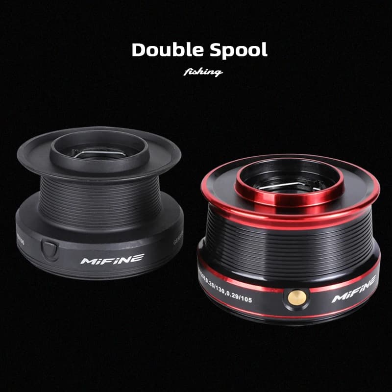 Moulinet spinning MIFINE KUDO 10kg frein max, spool métal shallow/deep pour pêche lente et mer