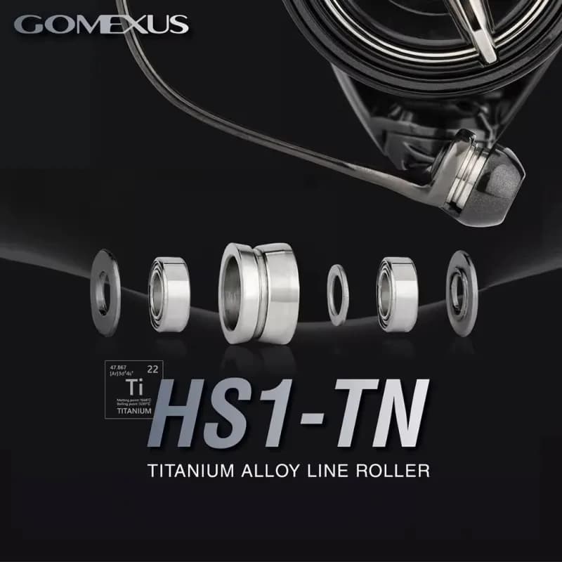 Rouleau ligne Gomexus pour Shimano Stella Twin Power Stradic Vanford - Accessoire spinning fluide