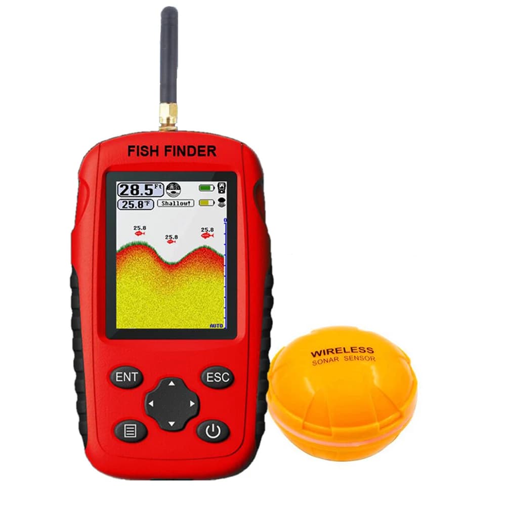 Sonar détecteur poissons rechargeable sans fil 2023 portable pêche lac rivière mer nouveau modèle