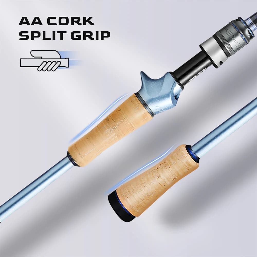 Canne BFS HANDING Miracle 90g ultra-légère - Blank 40T carbone, guides Fuji A - Sensibilité extrême