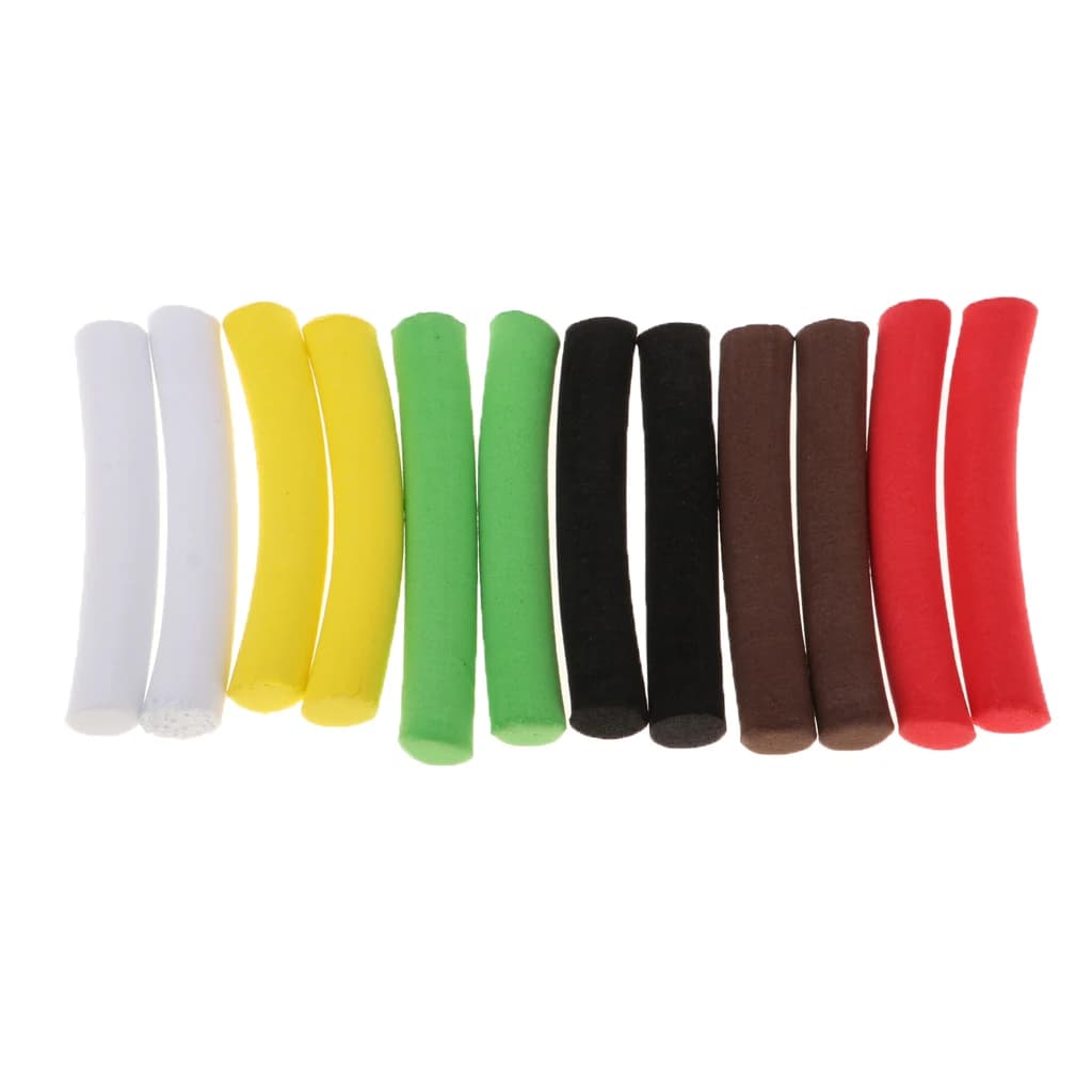 12 bâtonnets flottants zig rig 8mm pour pêche carpe - pop up foam sticks appâts légers