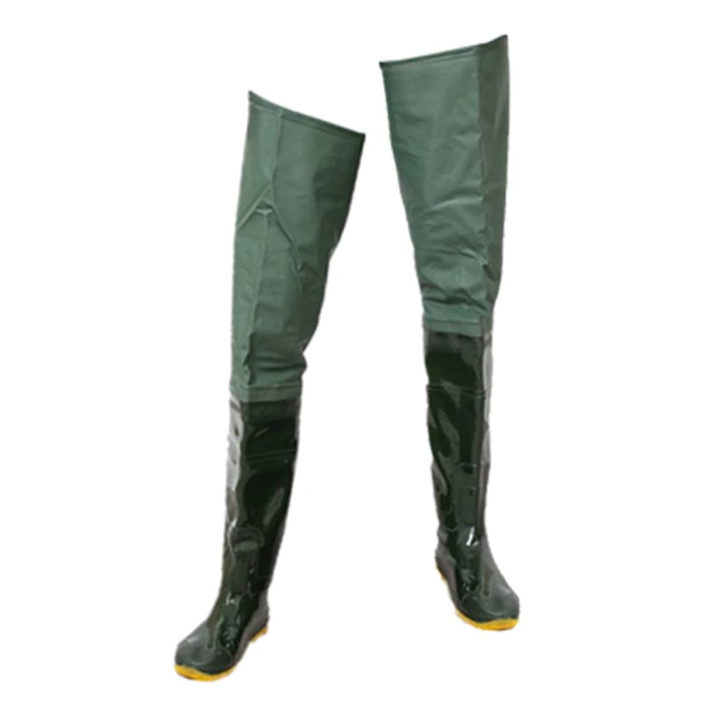 Waders pêche et chasse PVC - Bottes souples antidérapantes pour activités outdoor polyvalentes