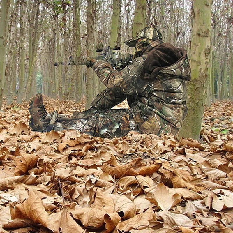 Combinaison chasse hiver thermique imperméable homme - Veste coupe-vent camouflage bionique ghille suit