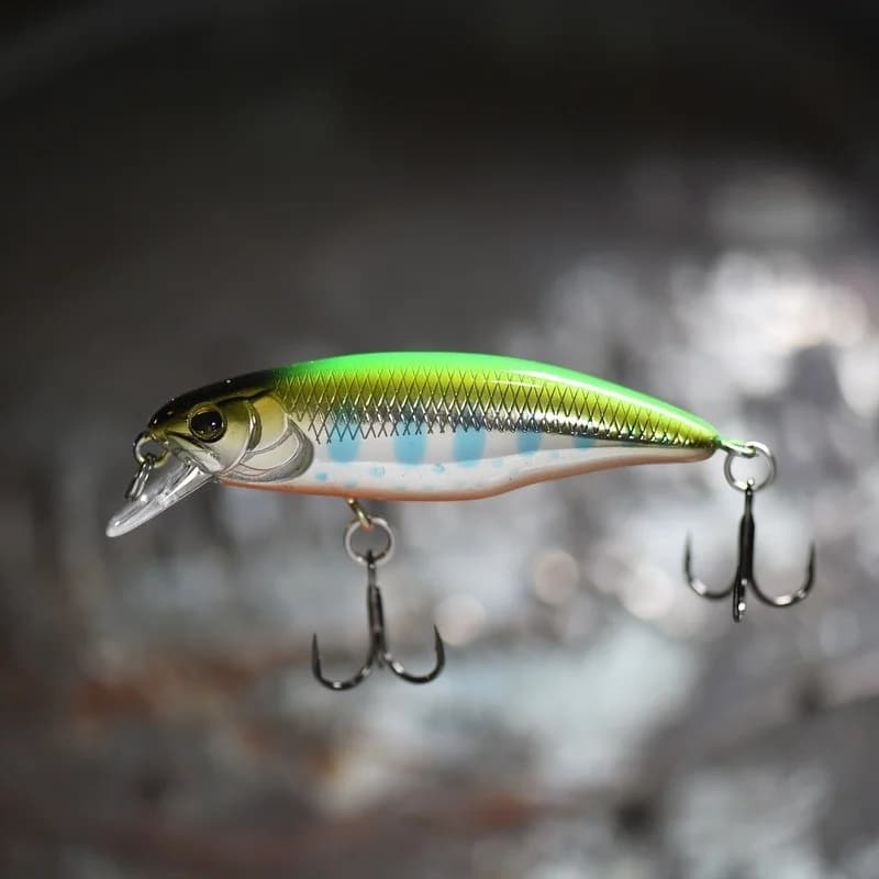 Leurre dur professionnel jerkbait 52mm pour brochet perche, leurre nageur sinking minnow appât carnassier