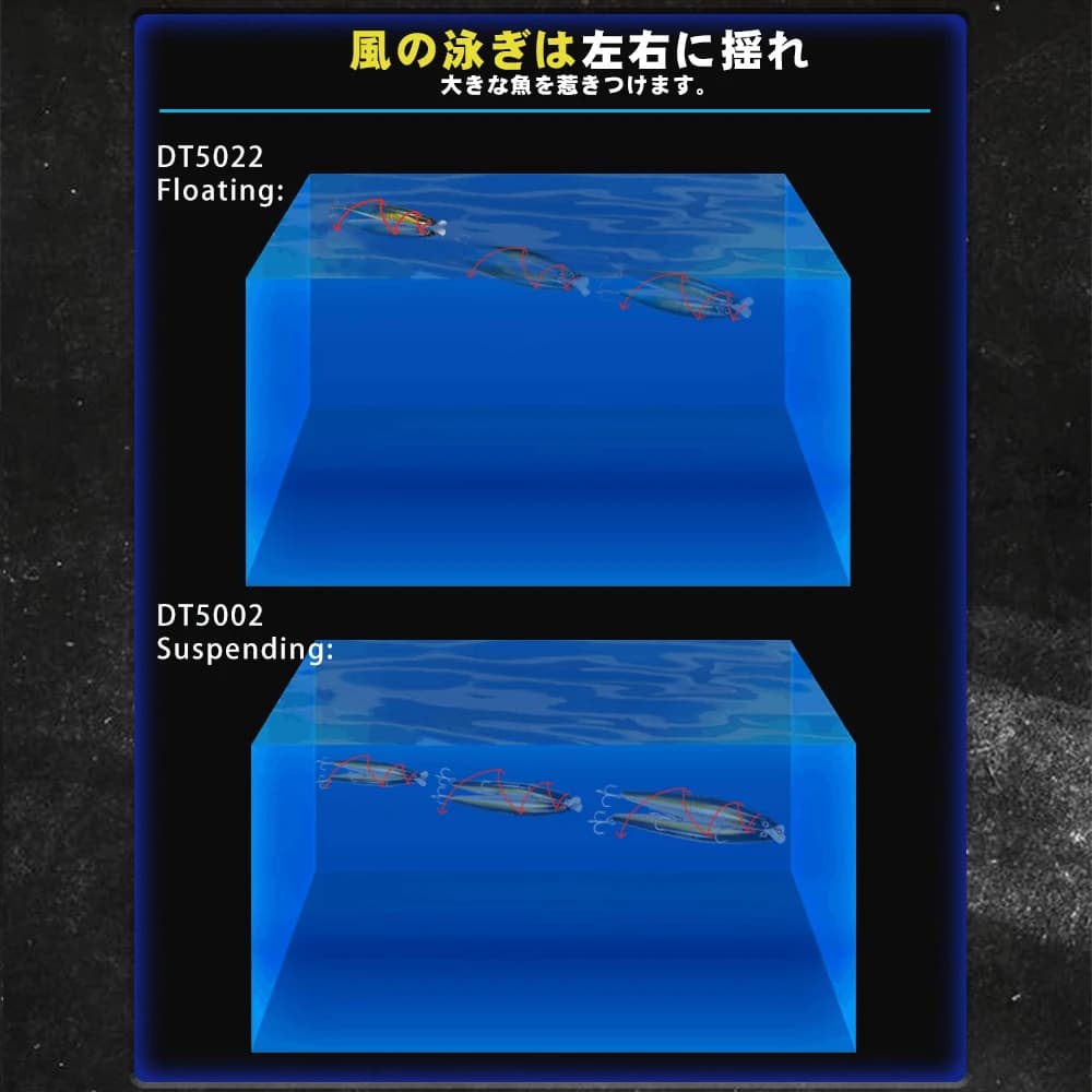 Leurre suspending D1 Assassin Minnow 120-163mm wobbler silencieux lumineux pour bar et pagre en mer